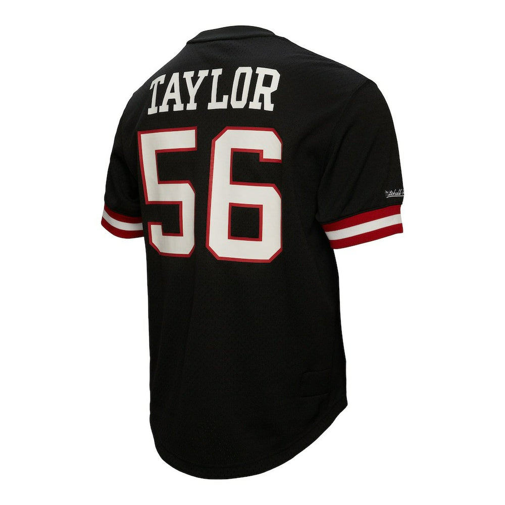 Lawrence Taylor New York Giants Retired Player Name & Number Mesh Top - Black Tops