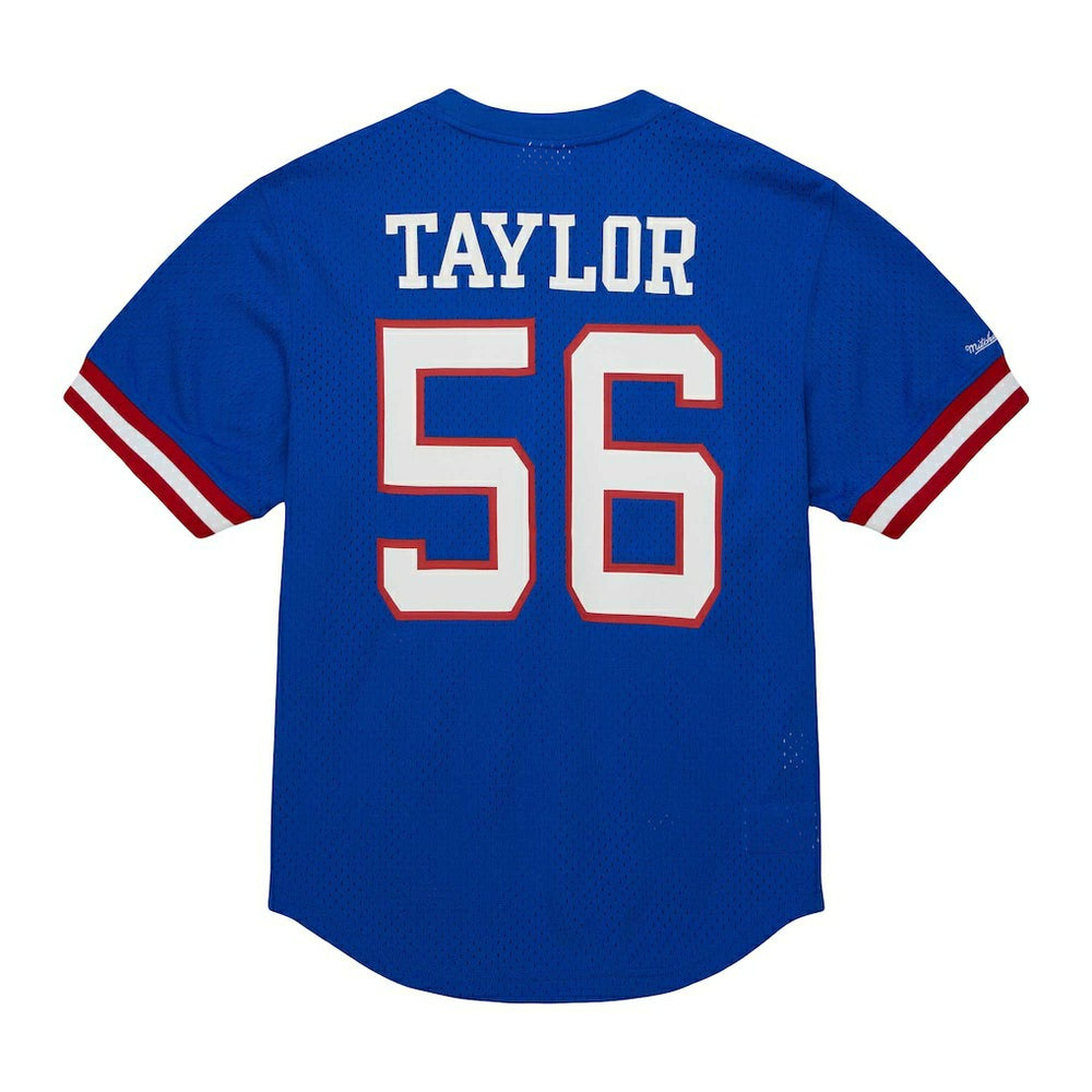 Lawrence Taylor New York Giants Retired Player Name & Number Mesh Top - Royal Tops