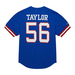 Lawrence Taylor New York Giants Retired Player Name & Number Mesh Top - Royal Tops