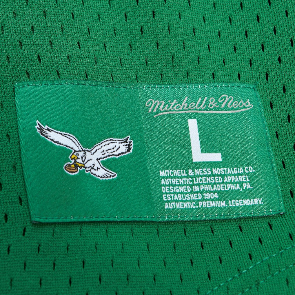 Reggie White Philadelphia Eagles Retired Player Name & Number Mesh Top - Kelly Green Tops
