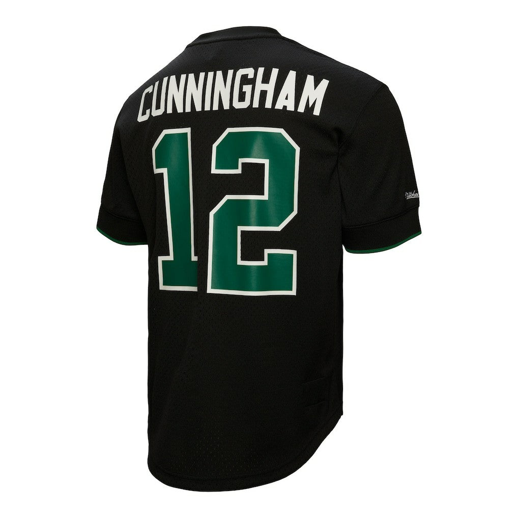 Randall Cunningham Philadelphia Eagles Retired Player Name & Number Mesh Top - Black Tops