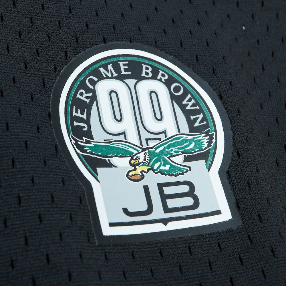 Randall Cunningham Philadelphia Eagles Retired Player Name & Number Mesh Top - Black Tops