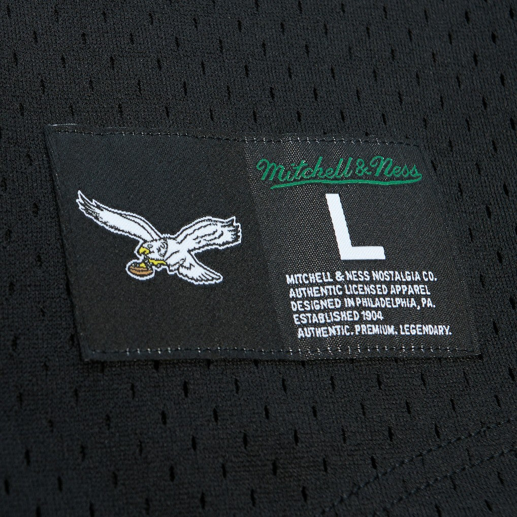 Reggie White Philadelphia Eagles Retired Player Name & Number Mesh Top - Black Tops