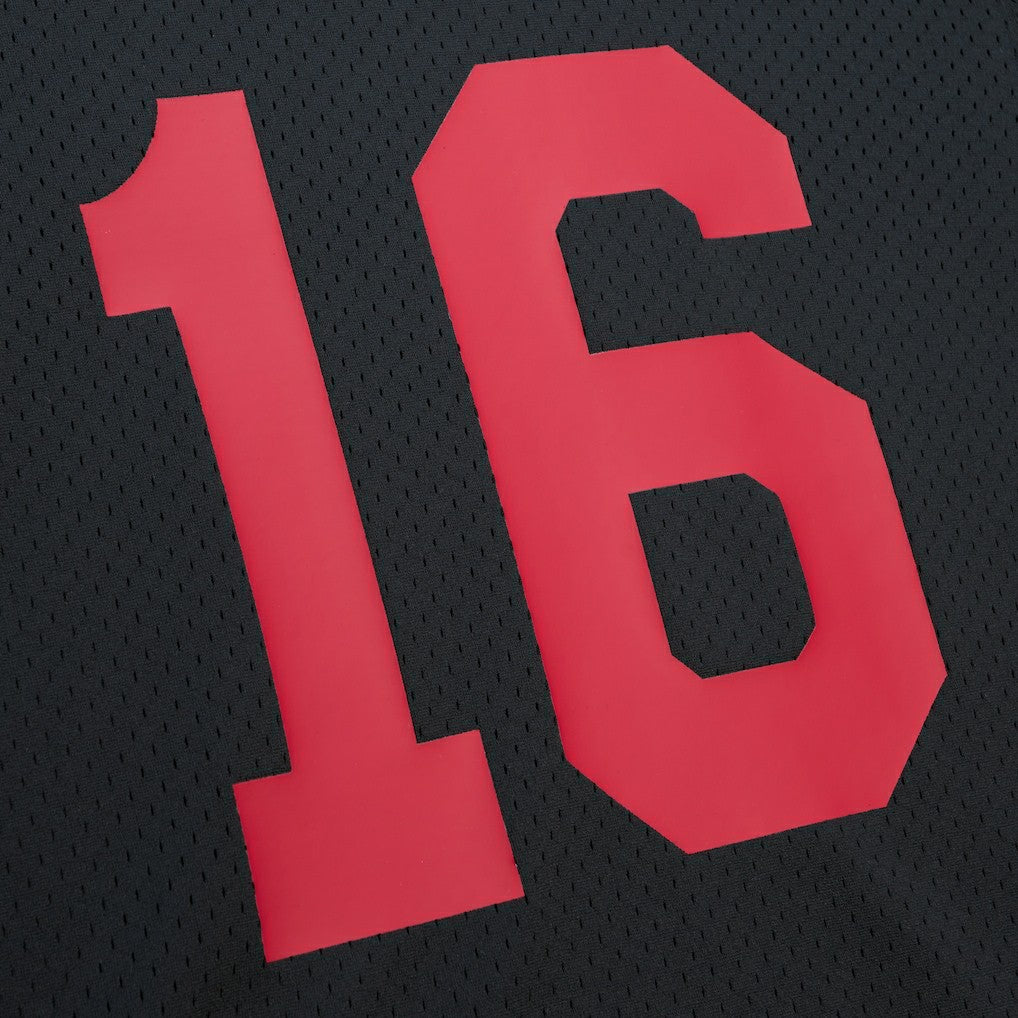 Joe Montana San Francisco 49ers Retired Player Name & Number Mesh Top - Black Tops