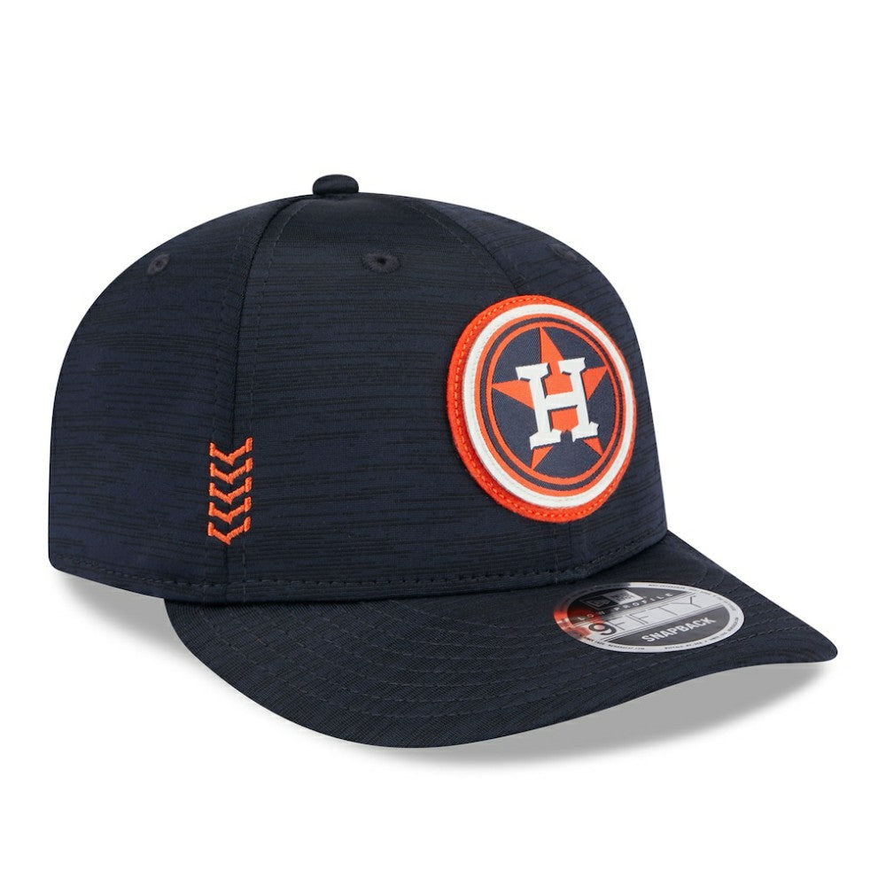 Houston Astros New Era 2024 Clubhouse Low Profile 9FIFTY Snapback Hat - Navy Hats