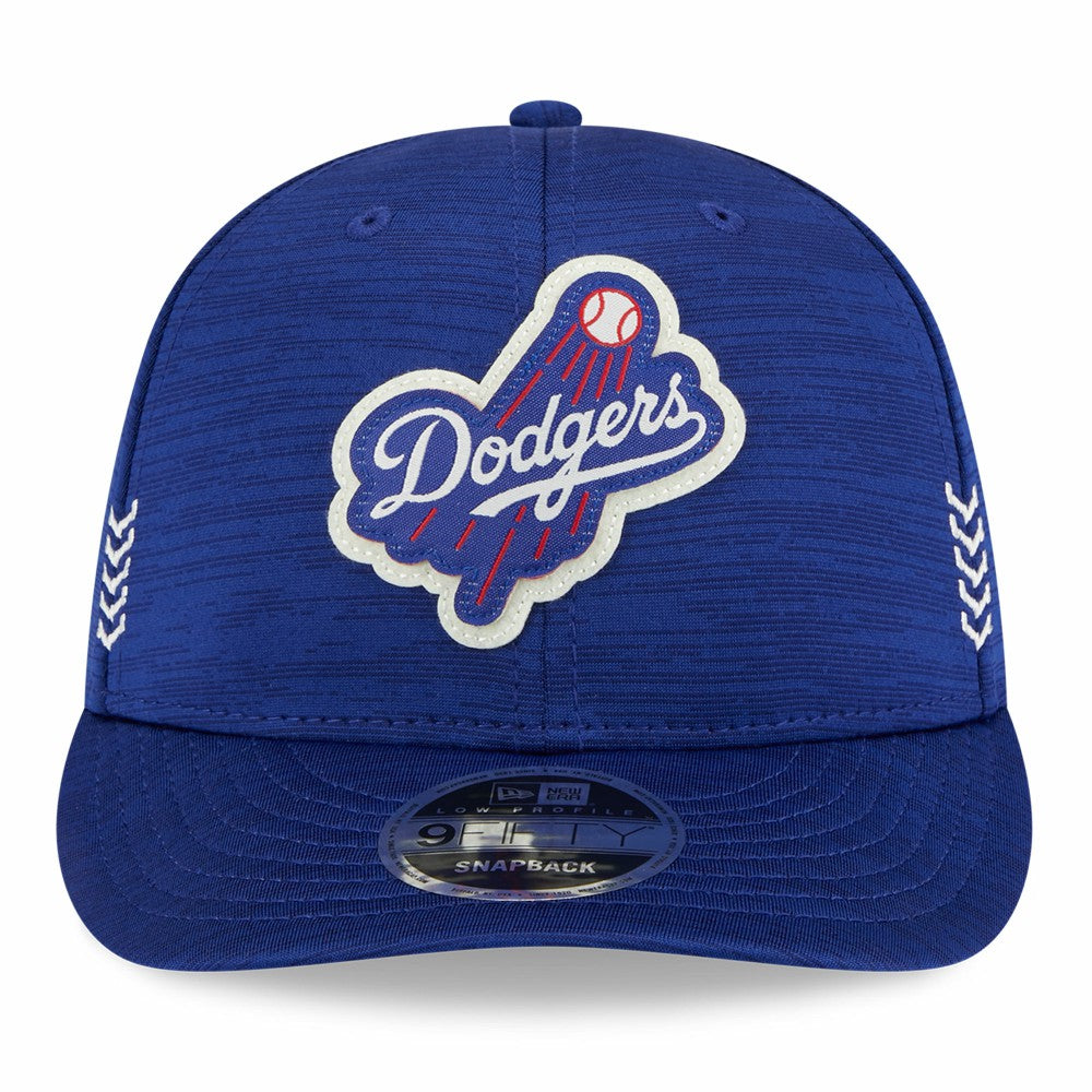Los Angeles Dodgers New Era 2024 Clubhouse Low Profile 9FIFTY Snapback Hat - Royal Hats