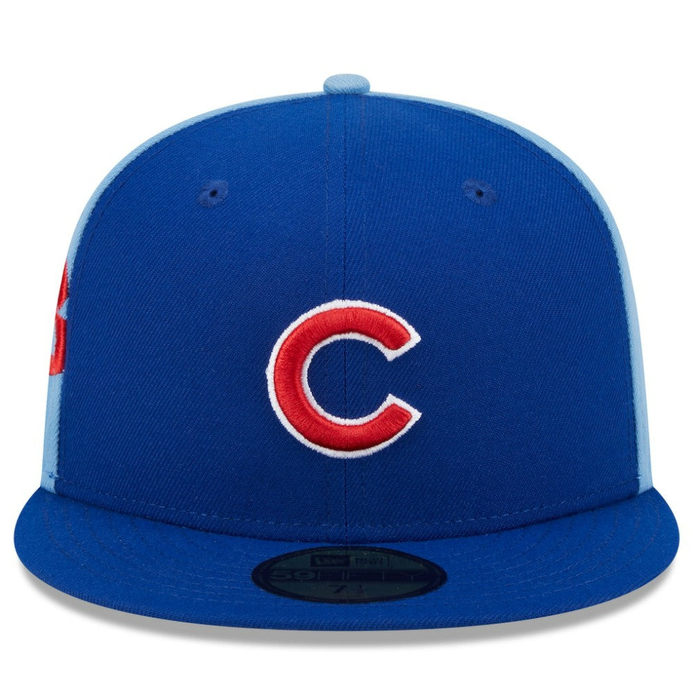 Chicago Cubs New Era Gameday Sideswipe 59FIFTY Fitted Hat - Royal/Light Blue Hats