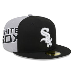 Chicago White Sox New Era Gameday Sideswipe 59FIFTY Fitted Hat - Black/Gray Hats