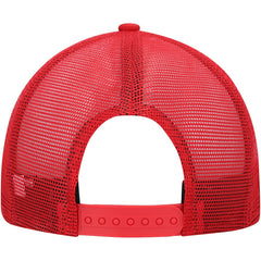 San Francisco 49ers New Era Black Excellence Collection Wordmark Trucker Low Profile 9FIFTY Snapback Hat - Scarlet Hats