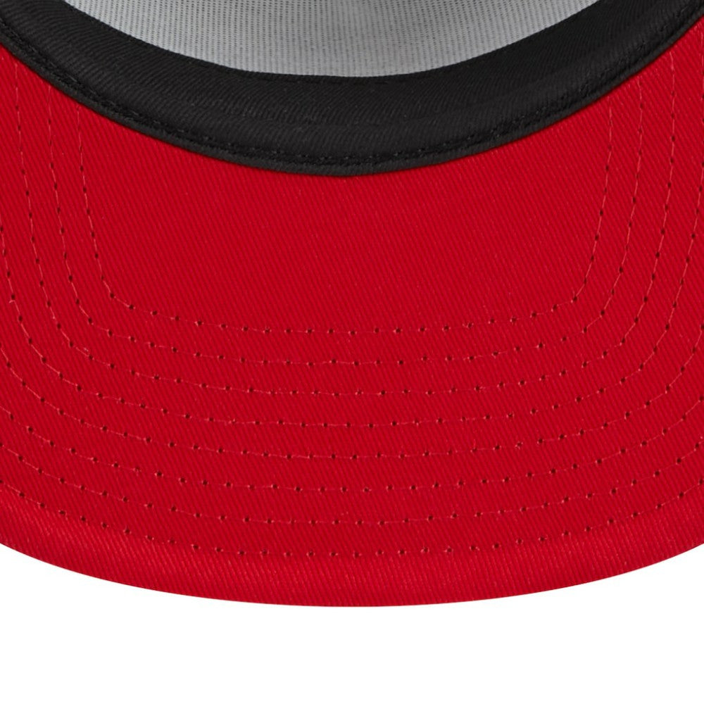 Boston Red Sox New Era Team Foam Front A-Frame Trucker 9FIFTY Snapback Hat - White/Red Hats