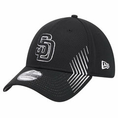 San Diego Padres New Era Active Dash Mark 39THIRTY Flex Hat - Black Hats