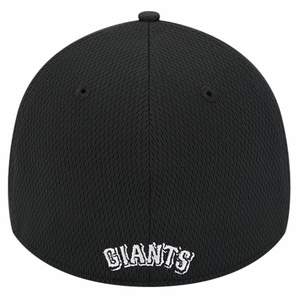 San Francisco Giants New Era Active Dash Mark 39THIRTY Flex Hat - Black Hats