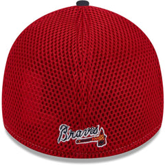 Atlanta Braves New Era Neo 39THIRTY Flex Hat - Navy Hats
