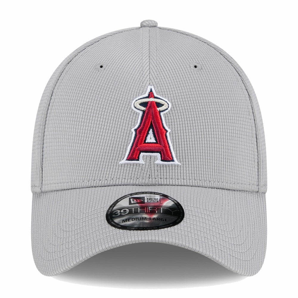 Los Angeles Angels New Era Active Pivot 39THIRTY Flex Hat - Gray Hats