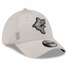 Miami Marlins New Era 2024 Clubhouse 39THIRTY Flex Hat - Cream Hats