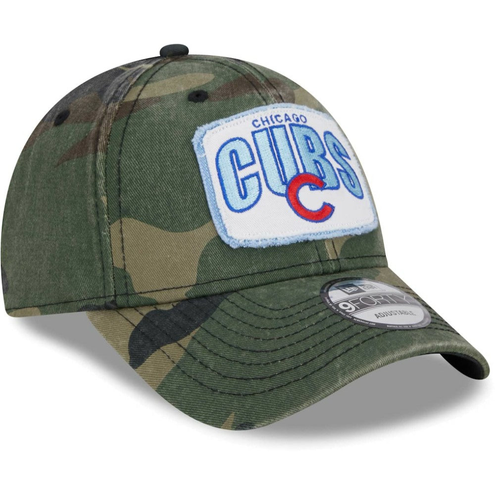 Chicago Cubs New Era Gameday 9FORTY Adjustable Hat - Camo Hats