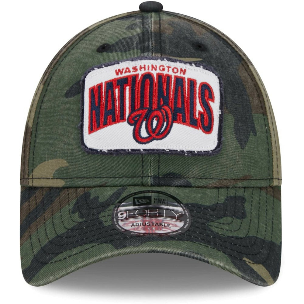 Washington Nationals New Era Gameday 9FORTY Adjustable Hat - Camo Hats