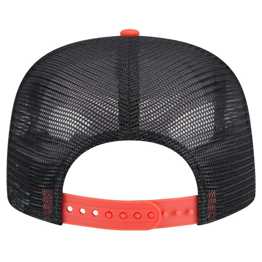 San Francisco Giants New Era Throwback Meshback Golfer Hat - Black Hats