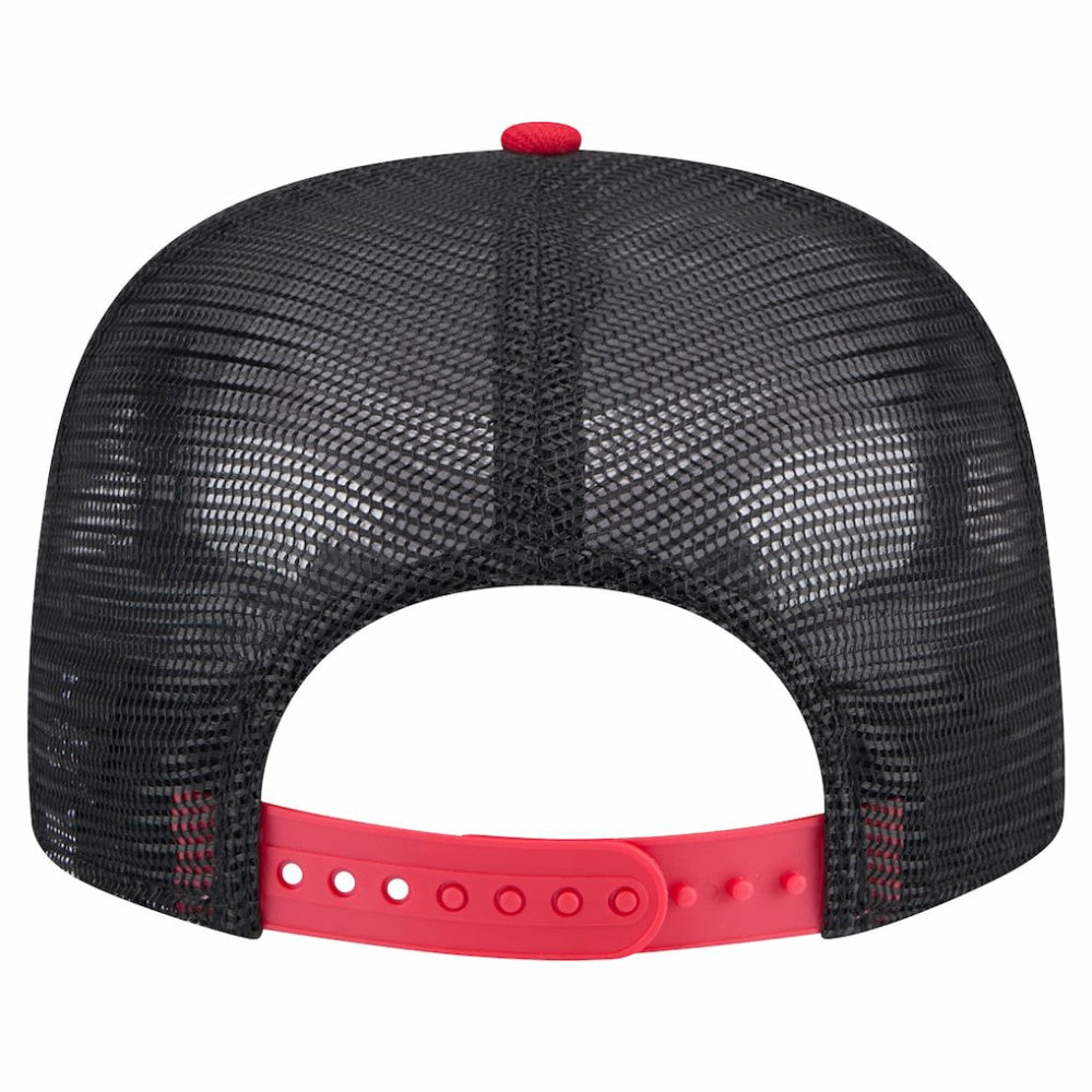 St. Louis Cardinals New Era Throwback Meshback Golfer Hat - Black Hats