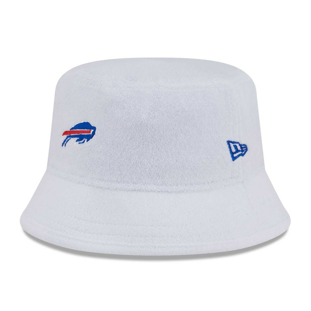 Buffalo Bills New Era Court Sport Terry Bucket Hat - White Hats