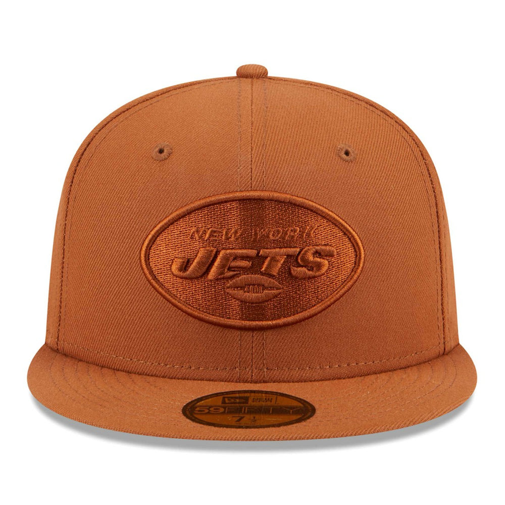 New York Jets New Era Color Pack 59FIFTY Fitted Hat - Brown Hats