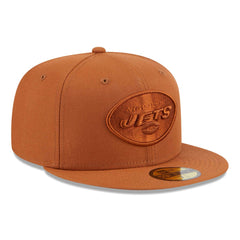 New York Jets New Era Color Pack 59FIFTY Fitted Hat - Brown Hats
