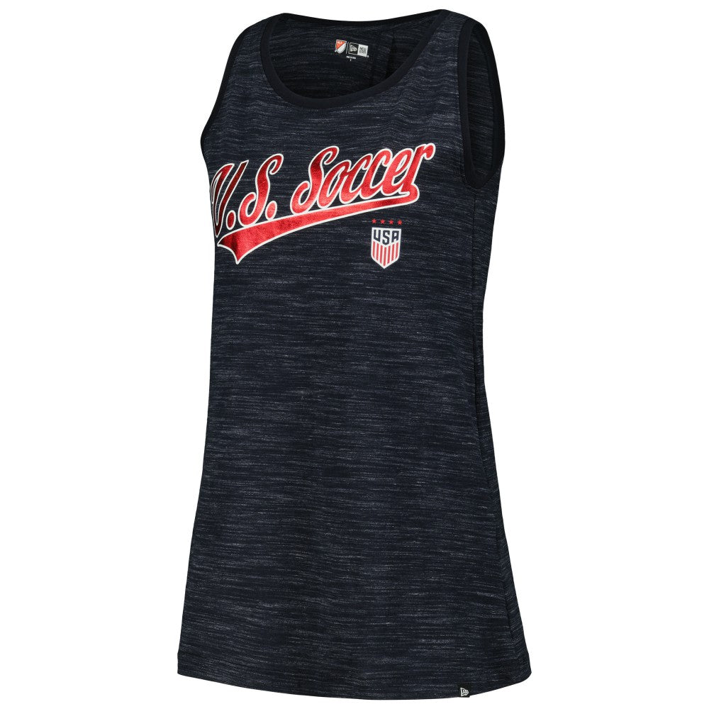 USWNT 5th & Ocean by New Era Women's Athletic Cross Back Tank Top Navy - New Era online