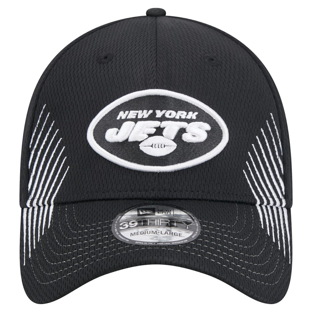 New York Jets New Era Active 39THIRTY Flex Hat - Black Hats