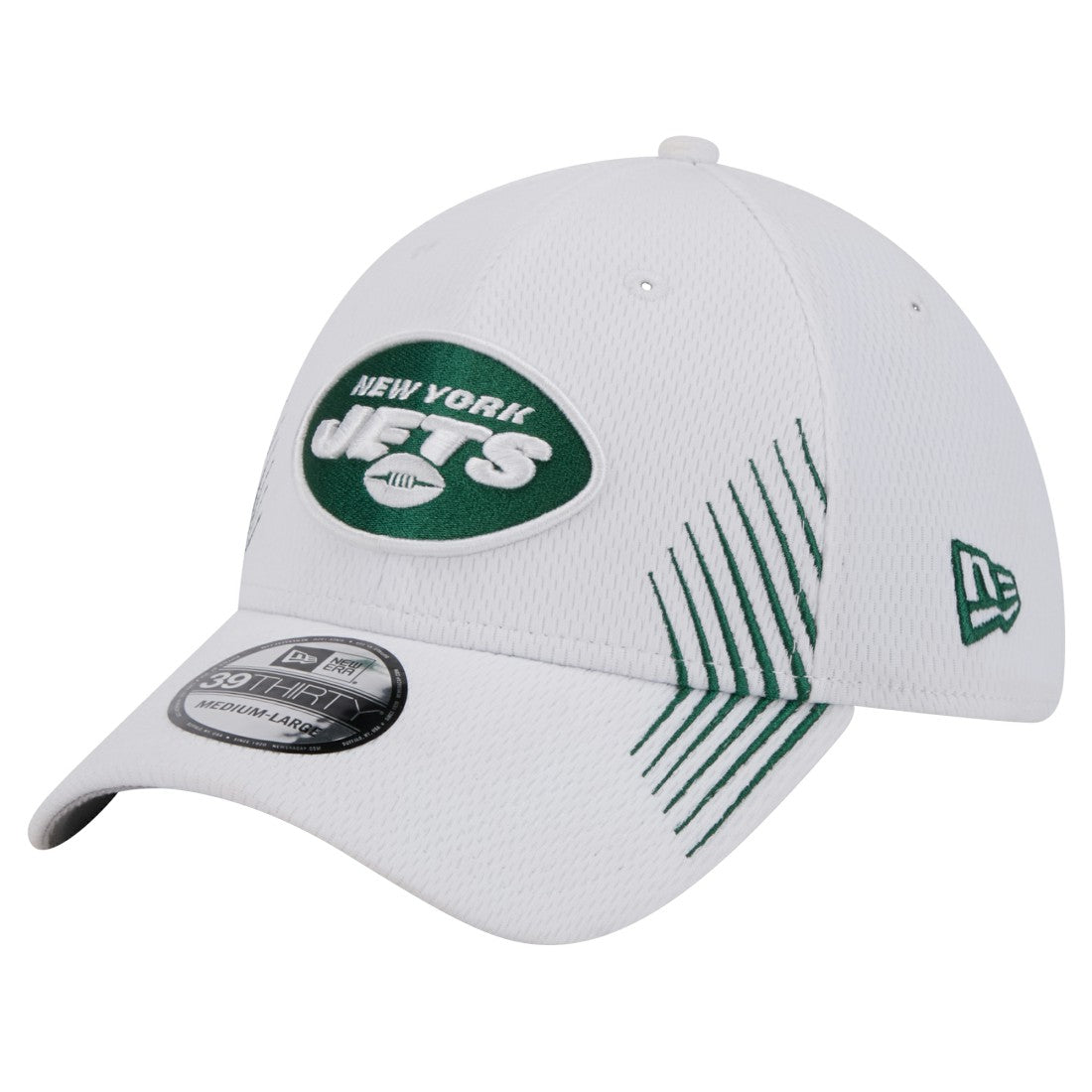 New York Jets New Era Active 39THIRTY Flex Hat - White Hats