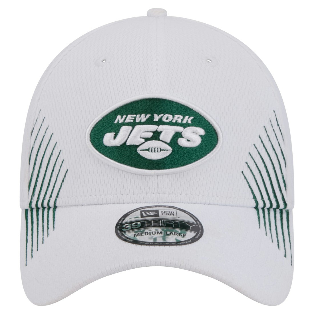 New York Jets New Era Active 39THIRTY Flex Hat - White Hats