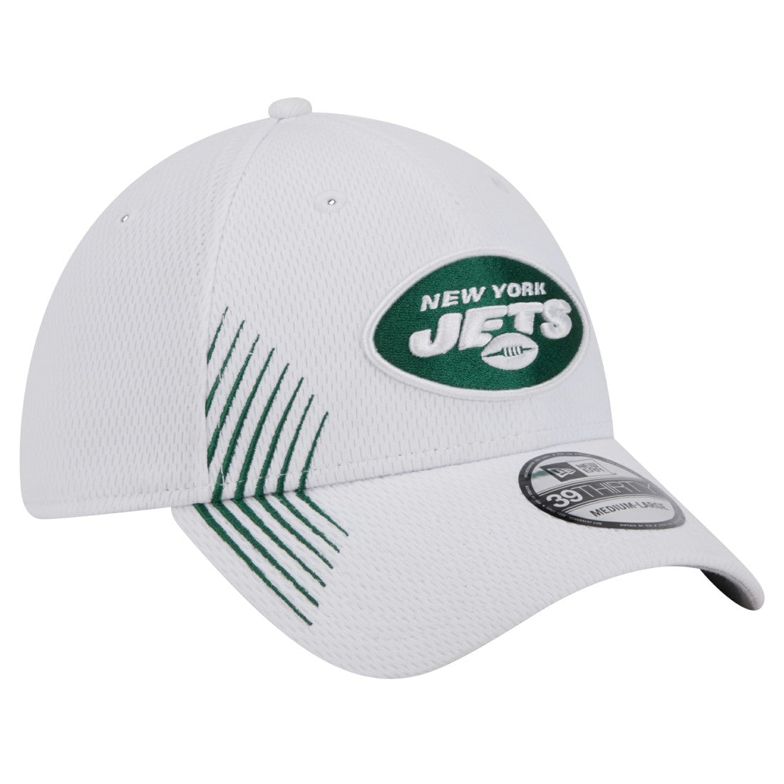 New York Jets New Era Active 39THIRTY Flex Hat - White Hats