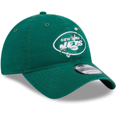 New York Jets New Era Women's Game Day Flower 9TWENTY Adjustable Hat - Green Hats