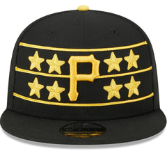 Pittsburgh Pirates New Era 2024 Batting Practice 9FIFTY Snapback Hat - Black Hats
