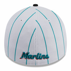 Miami Marlins New Era 2025 Batting Practice 39THIRTY Flex Hat - White Hats