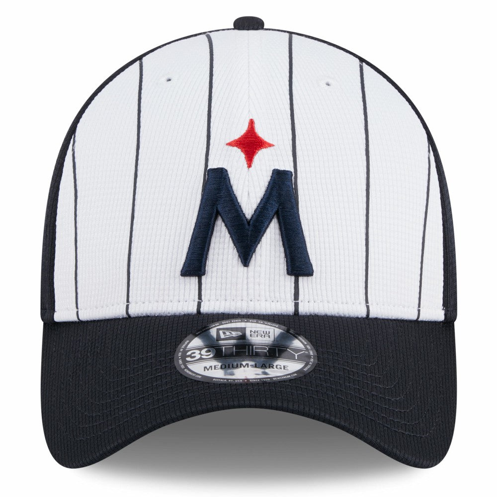 Minnesota Twins New Era 2025 Batting Practice 39THIRTY Flex Hat - White Hats