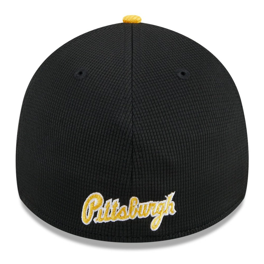 Pittsburgh Pirates New Era 2025 Batting Practice 39THIRTY Flex Hat - Black Hats