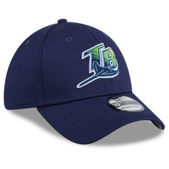 Tampa Bay Rays New Era 2025 Batting Practice 39THIRTY Flex Hat - Navy Hats