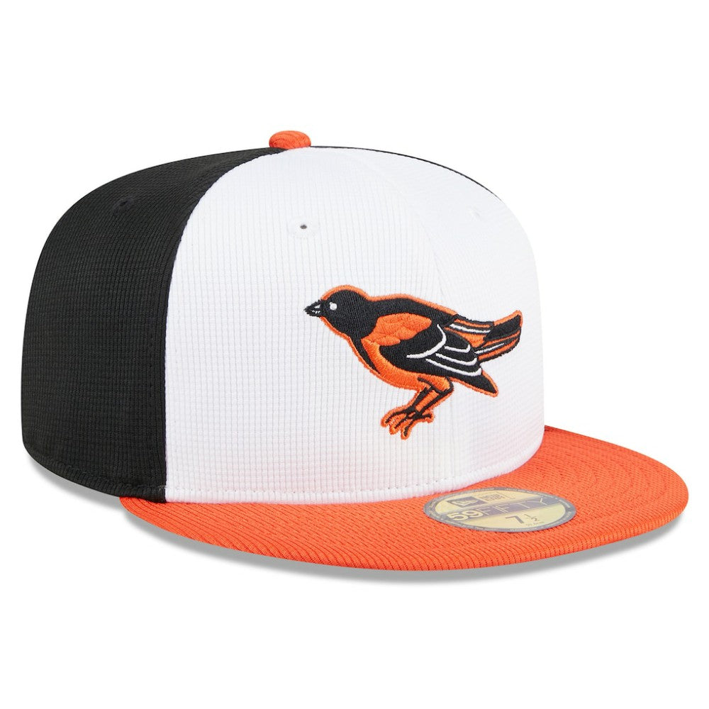 Baltimore Orioles New Era 2025 Batting Practice 59FIFTY Fitted Hat - White Hats