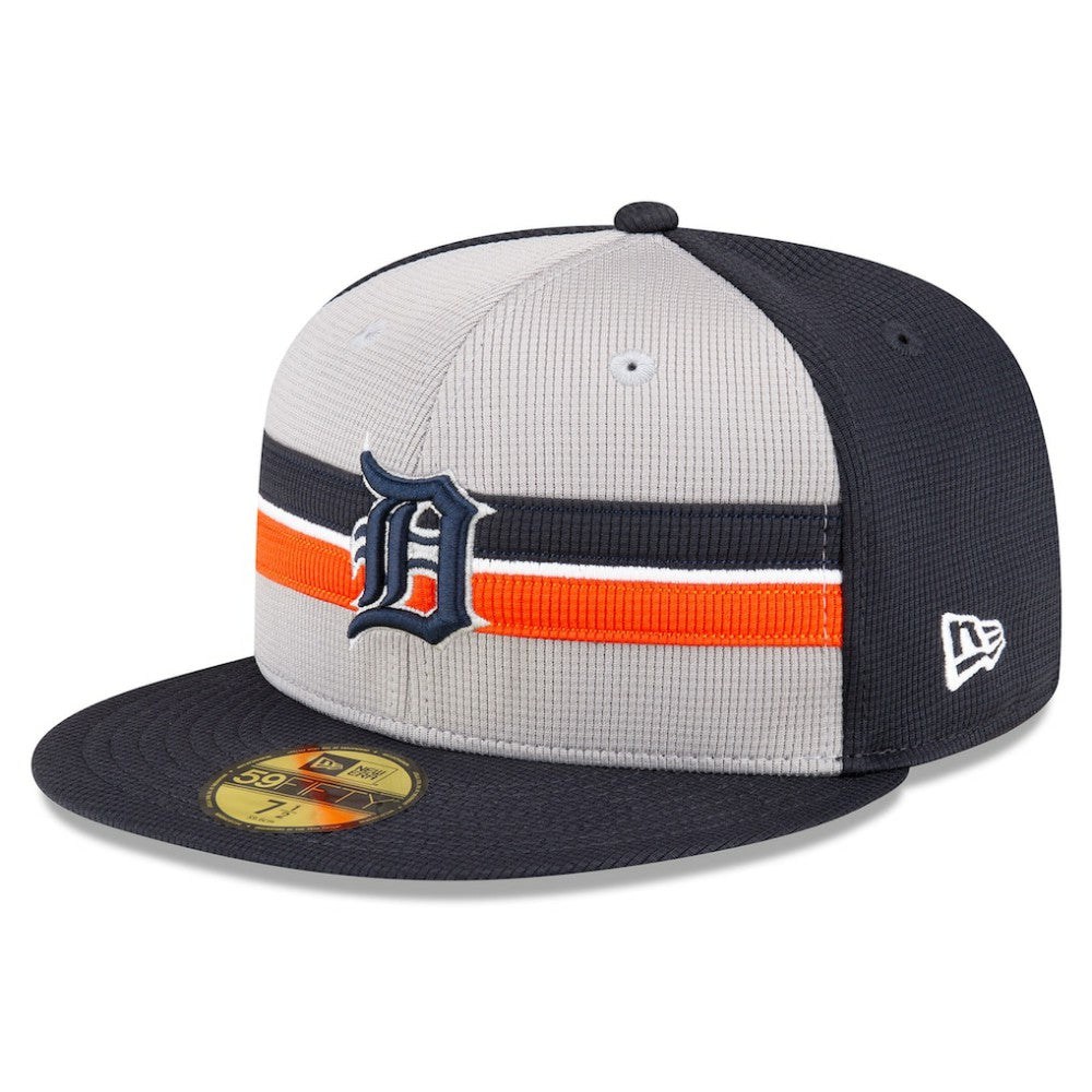Detroit Tigers New Era 2025 Batting Practice 59FIFTY Fitted Hat - Gray Hats