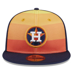 Houston Astros New Era 2025 Batting Practice 59FIFTY Fitted Hat - Orange Hats