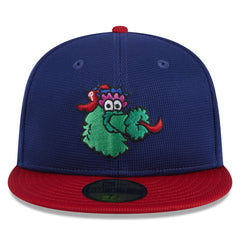 Philadelphia Phillies New Era 2025 Batting Practice 59FIFTY Fitted Hat - Navy Hats