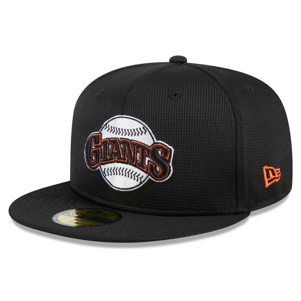 San Francisco Giants New Era 2025 Batting Practice 59FIFTY Fitted Hat - Black Hats