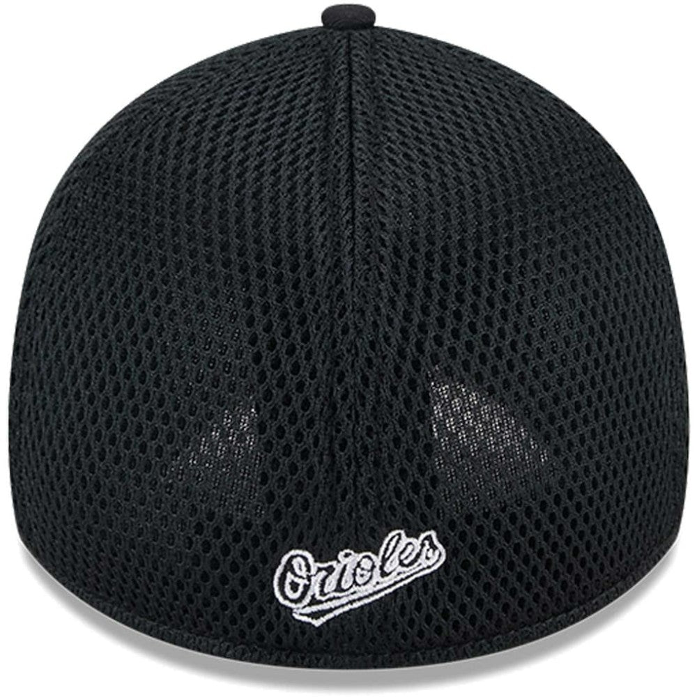 Baltimore Orioles New Era Neo 39THIRTY Flex Hat - Black/White Hats