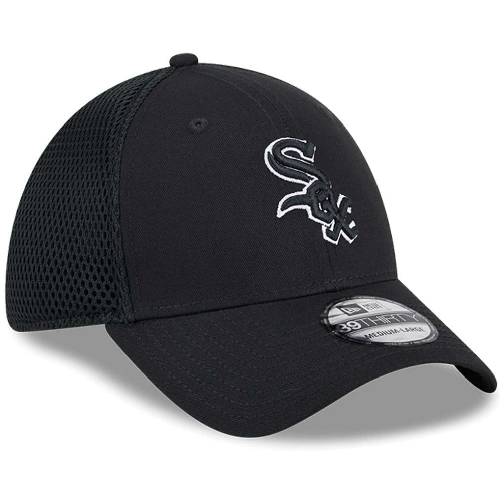 Chicago White Sox New Era Neo 39THIRTY Flex Hat - Black/White Hats