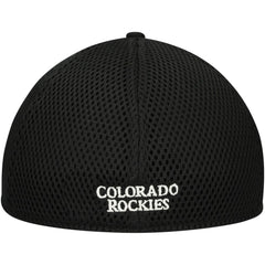 Colorado Rockies New Era Neo 39THIRTY Flex Hat - Black/White Hats