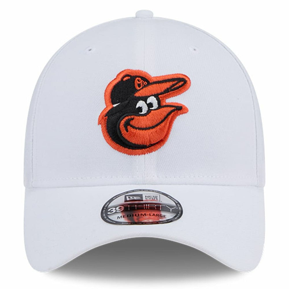 Baltimore Orioles New Era 39THIRTY Flex Hat - White Hats