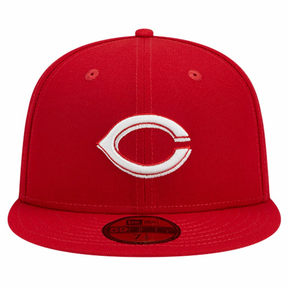Cincinnati Reds New Era Logo 59FIFTY Fitted Hat - Red Hats