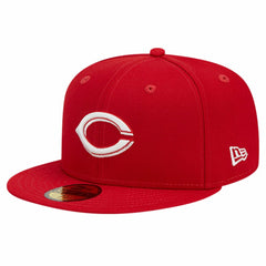 Cincinnati Reds New Era Logo 59FIFTY Fitted Hat - Red Hats