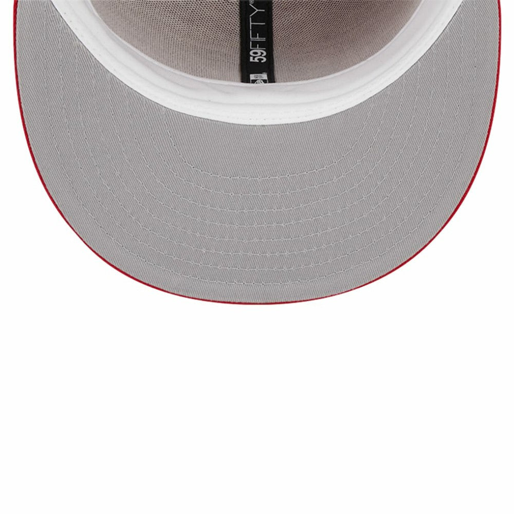 Washington Nationals New Era Logo 59FIFTY Fitted Hat - Red Hats