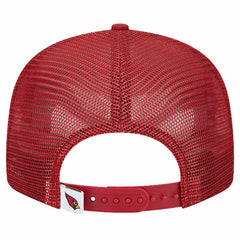 Arizona Cardinals New Era Main Trucker 9FIFTY Snapback Hat - Cardinal Hats